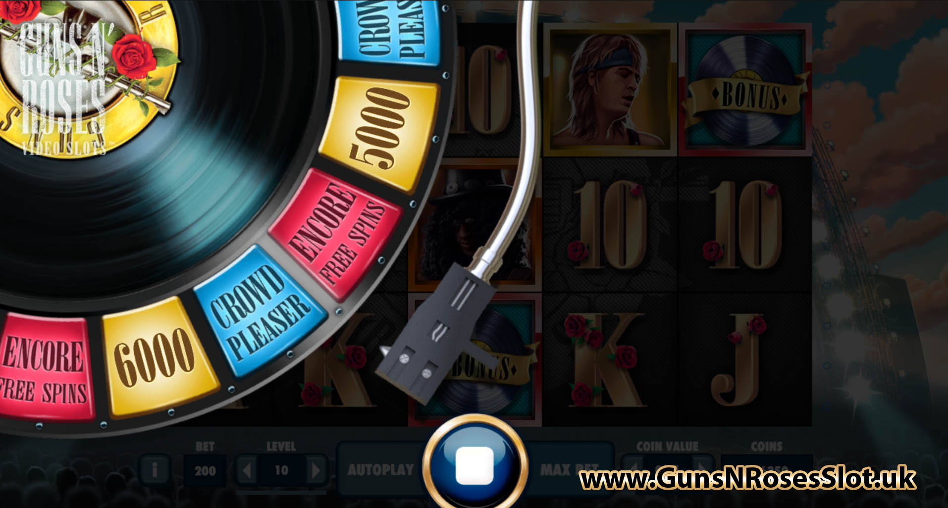 Bonus Game Wheel of Fortune