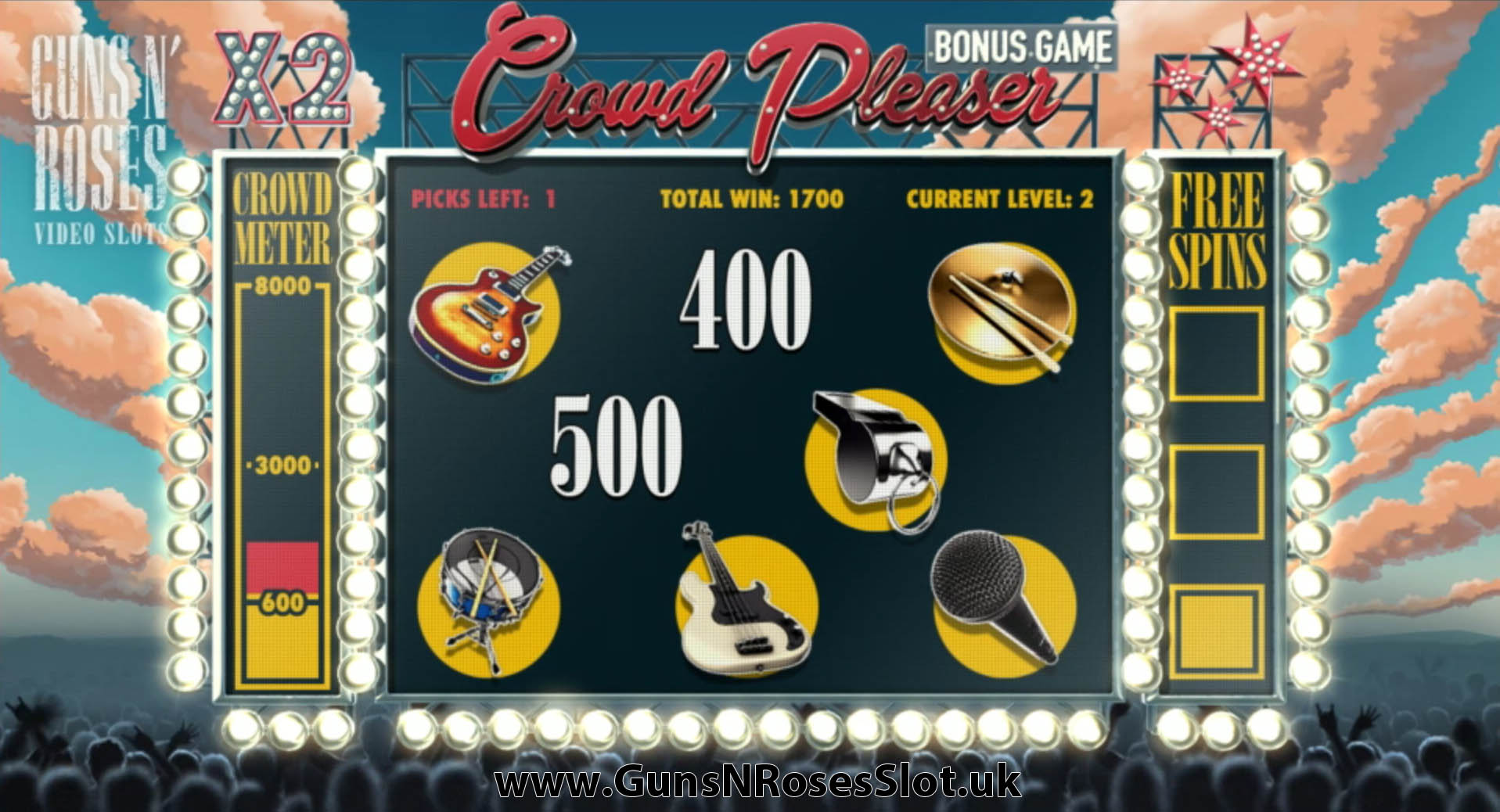Crowd Pleaser Bonus Game
